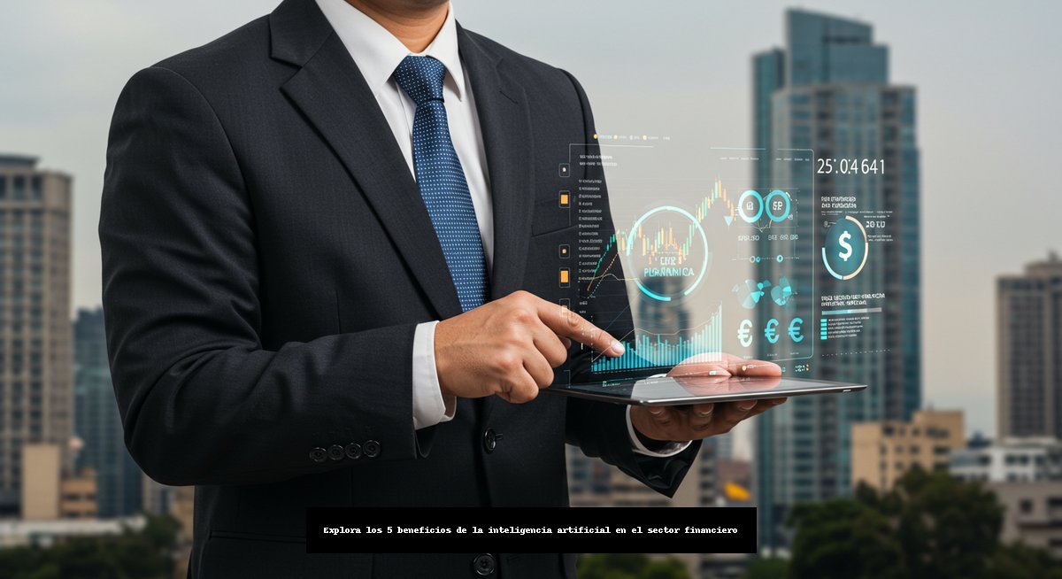 Explora los 5 beneficios de la inteligencia artificial en el sector financiero