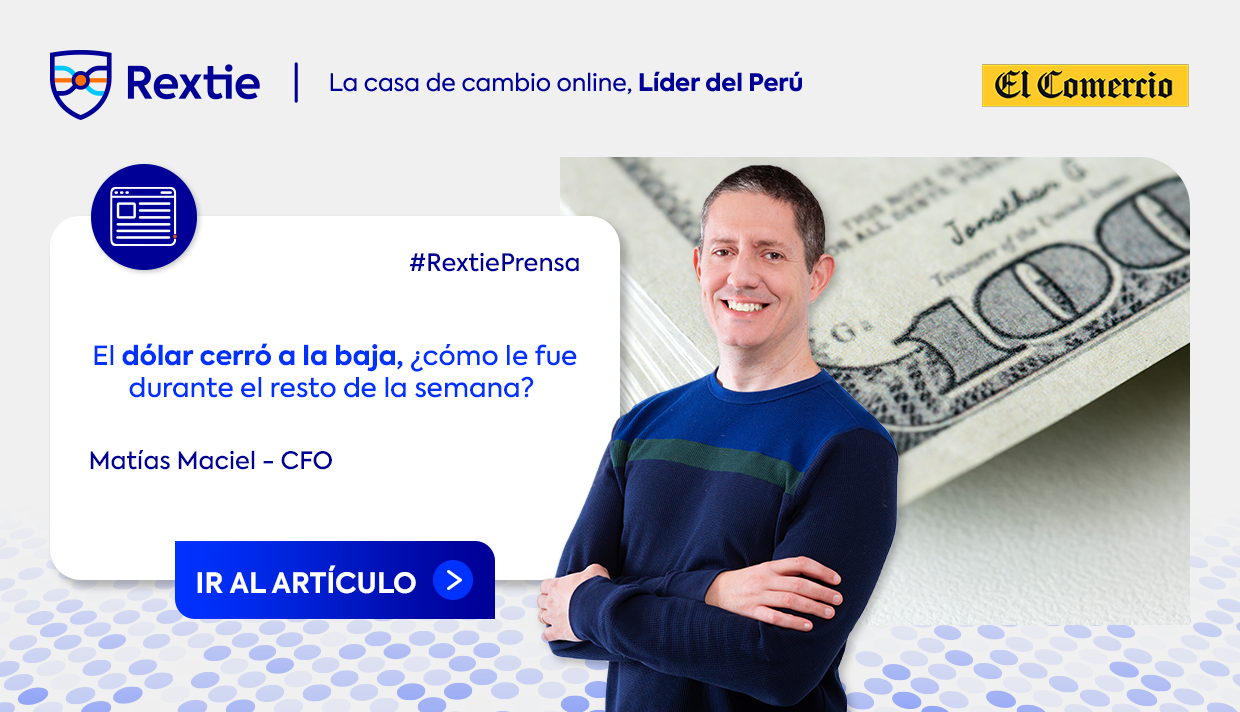 El dólar cerró a la baja, ¿cómo le fue durante el resto de la semana?