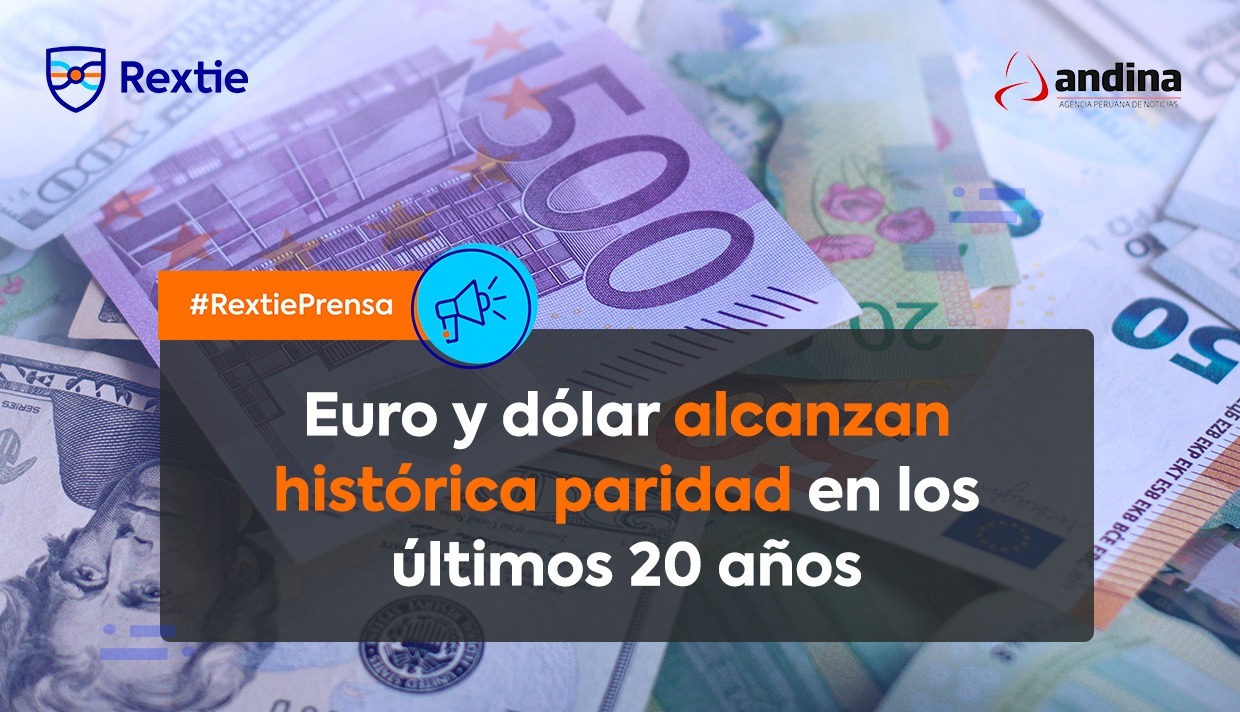 Euro y dólar alcanzan histórica paridad en los últimos 20 años