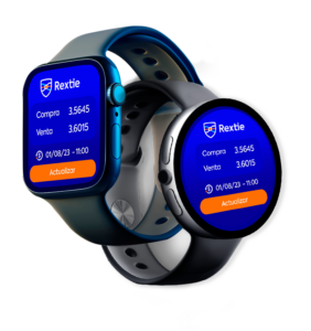 Rextie lanza la primera app con el tipo de cambio para Smart Watch