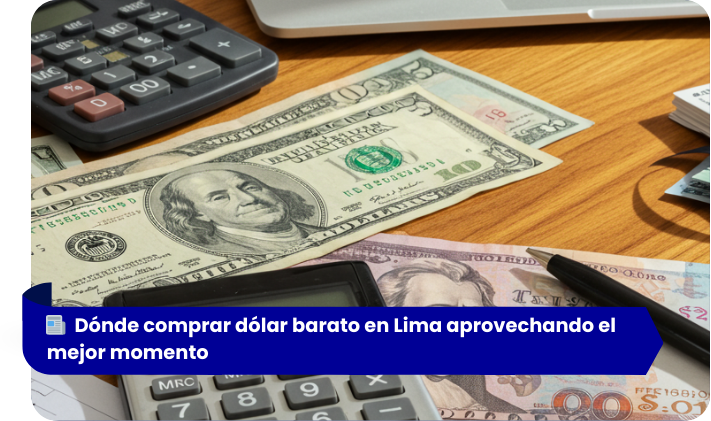 Dónde comprar dólar barato en Lima aprovechando el mejor momento