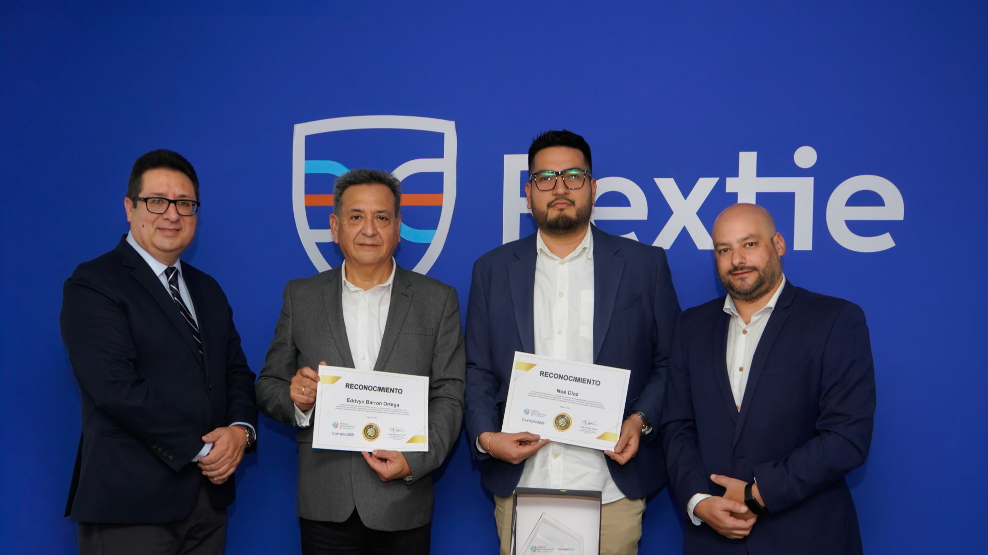 Rextie recibe un premio por su política de cumplimiento normativo